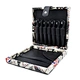 WANGDA 2019 Newest hair salon scissors case barber tools cloth and leather hair scissors box as gift