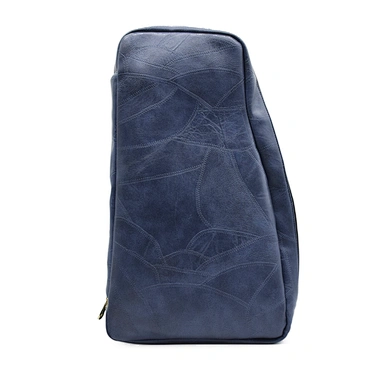 Trendy men's slant - straddle bag casual Korean waterproof outdoor leather shoulder bag
