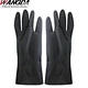 Black Liberty Industrial Glove Powder Free Disposable 4 mil Thickness Black Latex  powder free for sensitive hands high elastic
