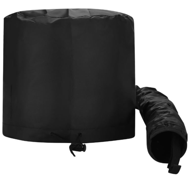 black hair dryer cap for salon and barber