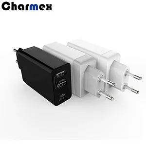 New PD30W Travel Charger Fast Charge Mobile Tablet PC 3 Port Foldable Foot Portable QC Charger