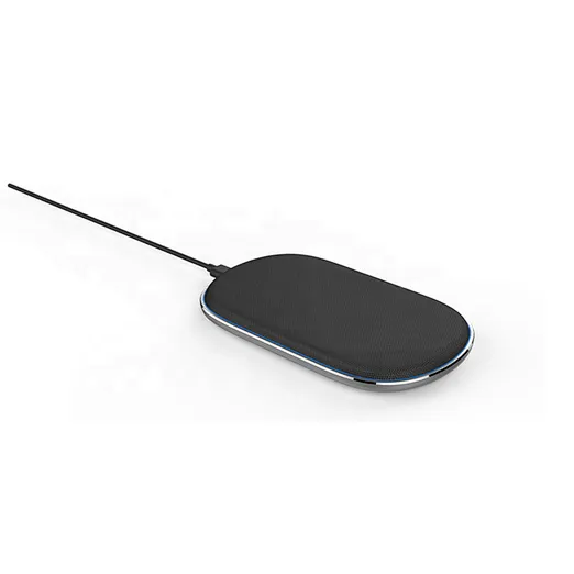 New Fabric Wireless Charger Support 10W Wireless Charger  Fast Charging Wireless Charger