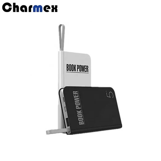 New Book Power Bank 5000mAh Mobile Charger Power Bank