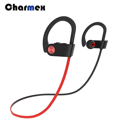 Charmex Headphones Genuine IPX7 Waterproof Ear Hook Stereo Wired Headset