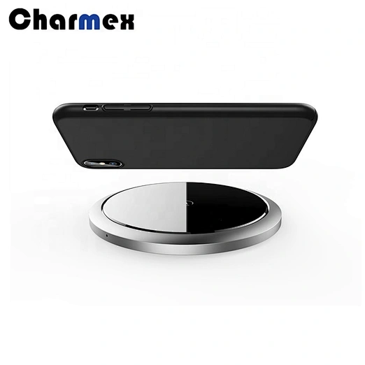 2019 New Wireless Charger 10W Fast Charging Mirror Surface Qi Wireless Charger