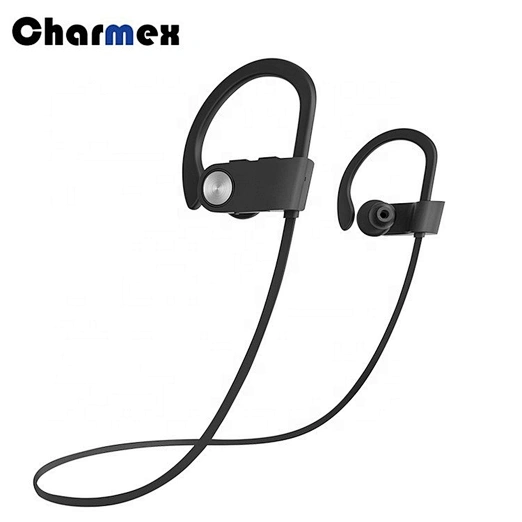 Charmex Headphones Genuine IPX7 Waterproof Ear Hook Stereo Wired Headset