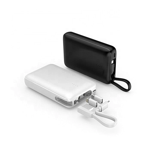 Charmex New Built-in  Cable Mi Power Bank  High Capacity  Power Bank 10000mah Baseus Power Bank