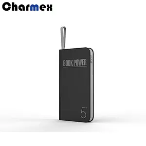 New Book Power Bank 5000mAh Mobile Charger Power Bank