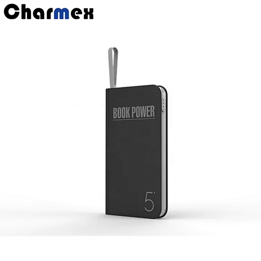 New Book Power Bank 5000mAh Mobile Charger Power Bank