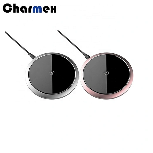 2019 New Wireless Charger 10W Fast Charging Mirror Surface Qi Wireless Charger