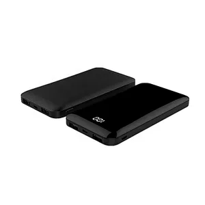 New Products Free Sample High Capacity Dual Output Interface Li-polymer Battery Slim 10000mah Power Bank