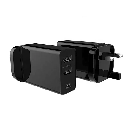 New PD 30W Travel Charger Fast Charge Mobile Tablet PC 3 Port Portable Phone Charger