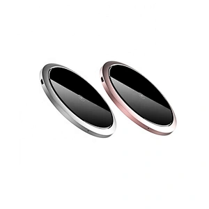 2019 New Wireless Charger 10W Fast Charging Mirror Surface Qi Wireless Charger