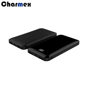 New Products Free Sample High Capacity Dual Output Interface Li-polymer Battery Slim 10000mah Power Bank
