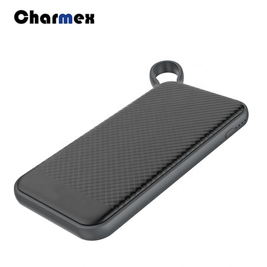 Ultra Thin Portable Charger 6000mAh Built-in Cable Mobile Power External Battery for Mobile Phone Power Bank