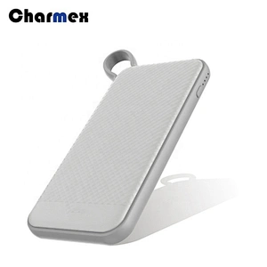 Ultra Thin Portable Charger 6000mAh Built-in Cable Mobile Power External Battery for Mobile Phone Power Bank