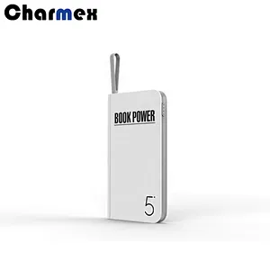 New Book Power Bank 5000mAh Mobile Charger Power Bank