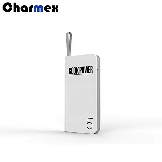 New Book Power Bank 5000mAh Mobile Charger Power Bank