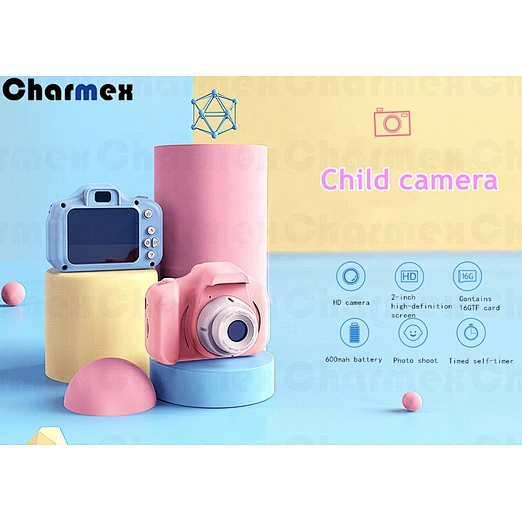 Charmex Birthday Toy Gifts Kid Action Camera Toddler Video Recorder 1080P IP Kids Camera Children's Digital Camera