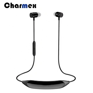Charmex New Headphones Sports With Vibration Massage Magnetic  Headphones Bluetooth
