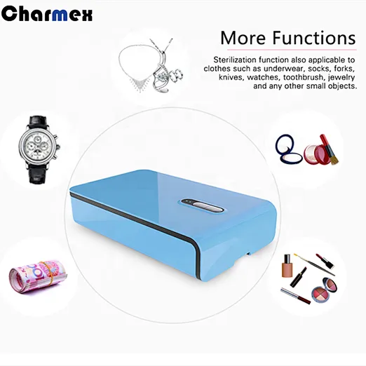 Charmex Automatic Multi-function USB UV Mobile Phone Sterilizer With Mobile Phone Charging And Mobile Phone Holder