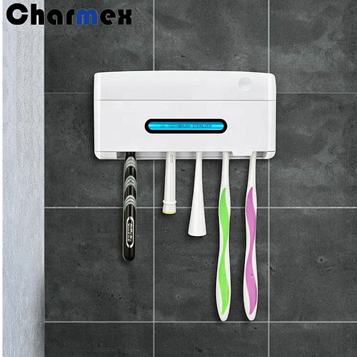 Charmex Portable UV Toothbrush Sanitizer Case Led Sterilizer UV Toothbrush Sterilizer