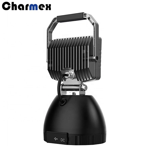 New 27w dimmable white blue red portable Foldable rechargeable led flood work lights Jump starter accessory work light