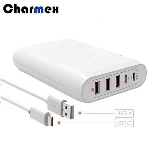 Charmex 100W Laptop TYPE-C Adapter QC4+ Charger Fast Charger New Technology QC4+ Charger