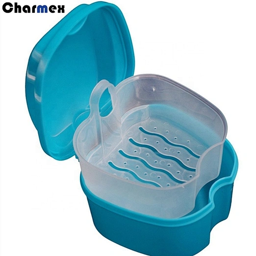 Charmex Blue Rising Basket Denture Cleaning Box Denture Box