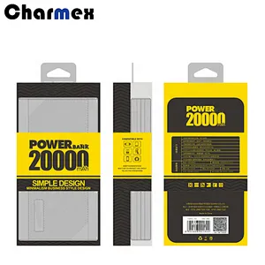 Charmex Portable Power Bank 20000mAh Large Capacity External Battery Power Bank 2 USB Charging Ports