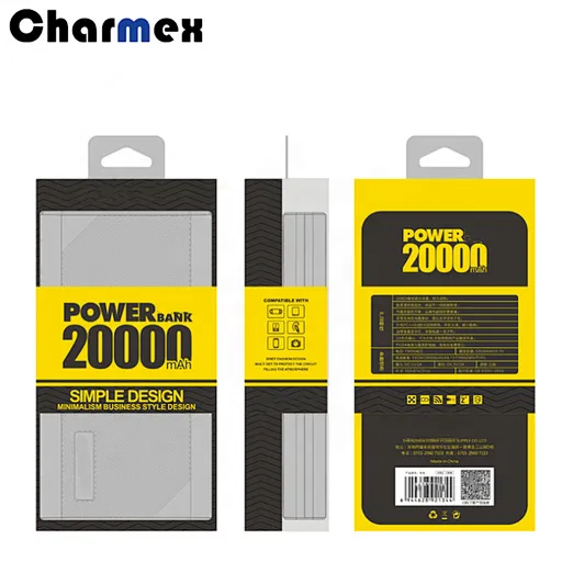 Charmex Portable Power Bank 20000mAh Large Capacity External Battery Power Bank 2 USB Charging Ports