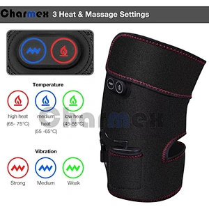Charmex Medical Physical Therapy Electric Knee Heating Pad with Massaging