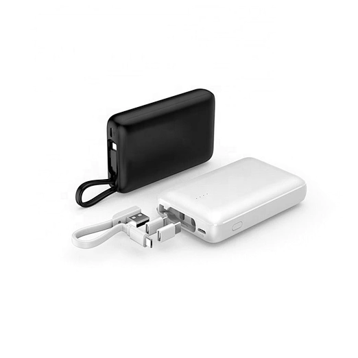 Charmex New Built-in  Cable Mi Power Banks  High Capacity  10000mah Power Bank Portable Power Bank