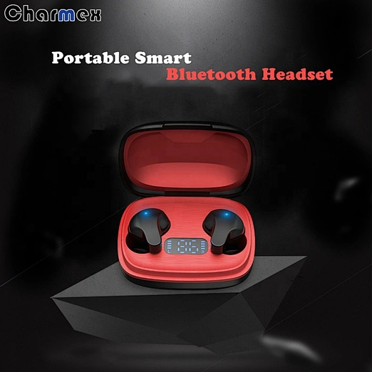 Charmex TWS Wireless Earbuds 5.0 Earphone Headset Invisible Earphone With Microphone