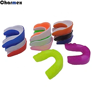 Charmex Thick Single Boxing Mouth Guard Gum Shield Teeth Protector With Plastic Case