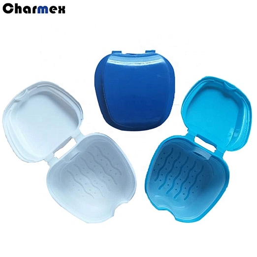 Charmex Blue Rising Basket Denture Cleaning Box Denture Box