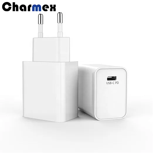 Charmex New PD18W Charger Fast Travel Charger Suitable For Mobile Phone Laptop PD Wall Charger