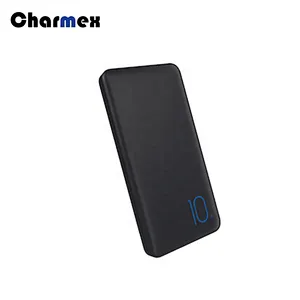 Charmex Power Bank 10000 mah Ultra-thin Portable Compact Cute Mobile Power Bank 10000mah Universal