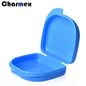 Charmex OEM Denture Box Color High Quality PP Material Braces Box Holder Braces Box