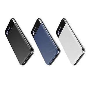 18W Fast Charge Portable Power Bank Ultra-thin 10000 mAh PD+QC3.0 Power Bank for iphone charging