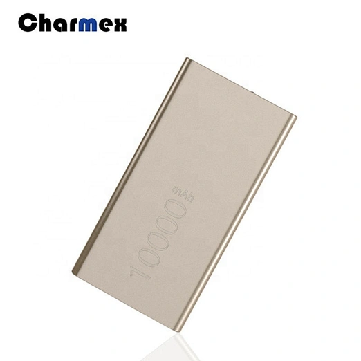 Ultra-thin Aluminum Mobile Power Mobile Phone Charging Power Supply 10000MmAh Aluminum Alloy Power Bank