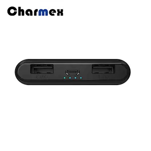 Charmex Power Bank 10000 mah Ultra-thin Portable Compact Cute Mobile Power Bank 10000mah Universal