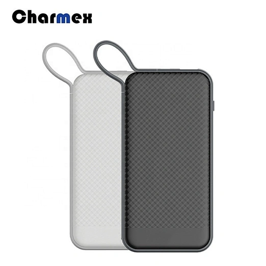 Ultra Thin Portable Charger 6000mAh Built-in Micro Portable Power Bank for Mobile Phone Charging