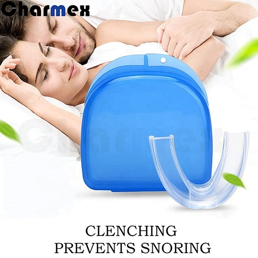 Charmex Portable Denture Storage Box Dental Retainer Case Denture Cleaning Box