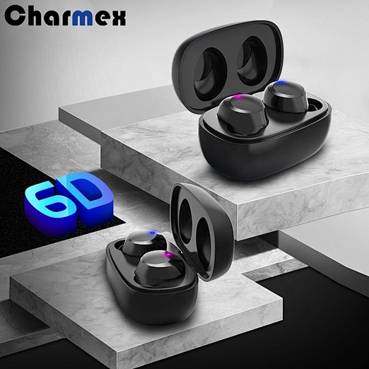 Charmex TWS Earphone Bluetooth 5.0 Headset TWS Wireless Earphones For Promotion Free Gift