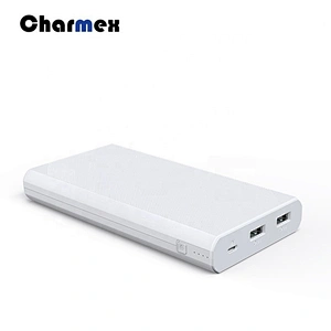 Charmex Portable Power Bank 20000mAh Large Capacity External Battery Power Bank 2 USB Charging Ports