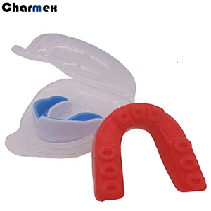 Charmex Sports Football Hockey Teeth Braces Gel Protecting Teeth Mouth Guard With Logo