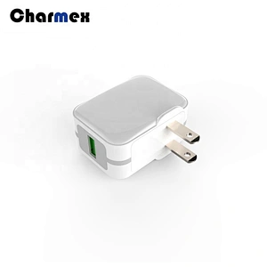 Charmex 18W QC3.0 Travel Charger with usb port for mobile phones charger