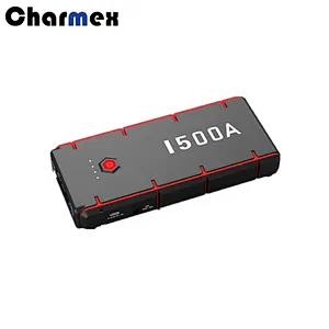 1500A Peak 16000mAh Car Battery Charger Jump Starter (up to 6L Gas or 4L Diesel Engine), Phone Charger with USB Ports, DC Output