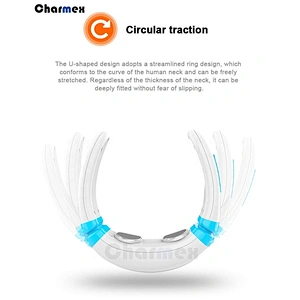 Charmex Arrival Remote Control Mini Electric Wireless Portable Pulse Vibrating Smart Neck Cervical Massager